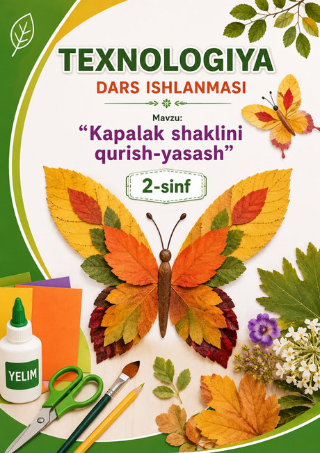 Kapalak shaklini qurish-yasash — muqova